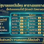 ตารางหวยรัฐบาล